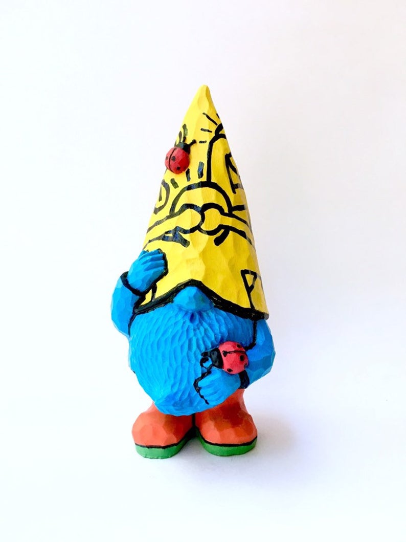 Hand Painted Pop Art Garden Gnome The Gnomes Home