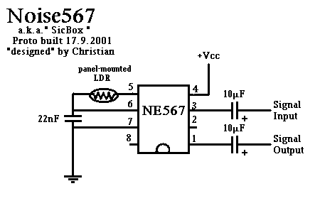 Classic Noise Circuit Design with telephone tone IC