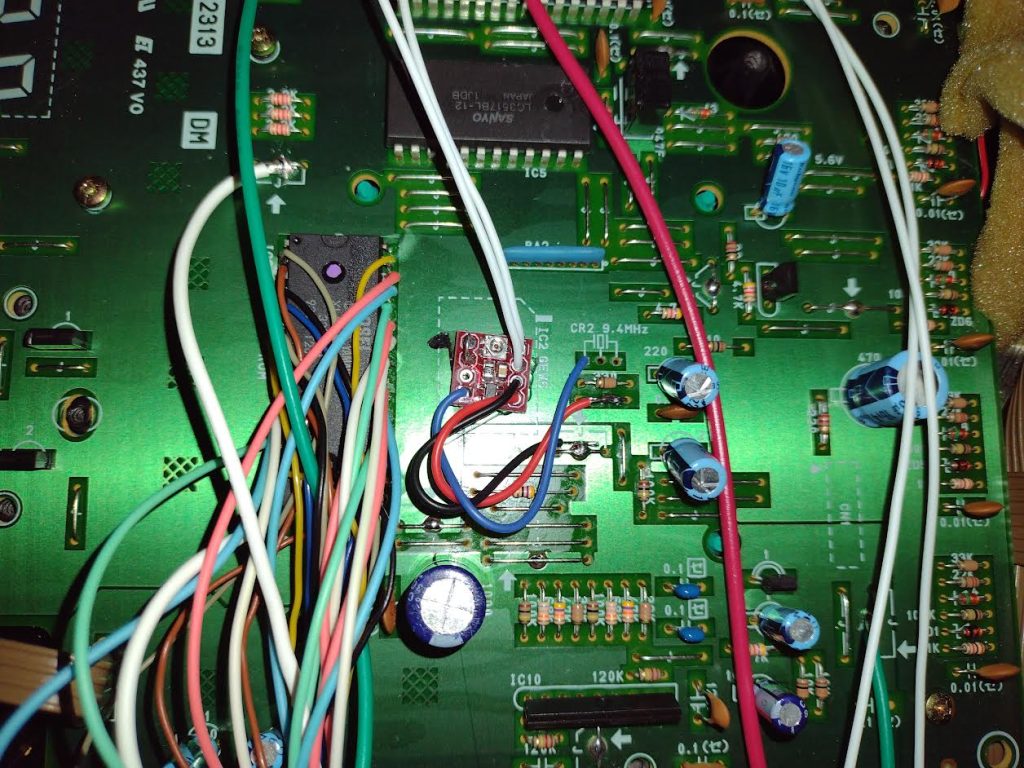 LTC1799 wiring for a Yamaha DD-14 drum machine