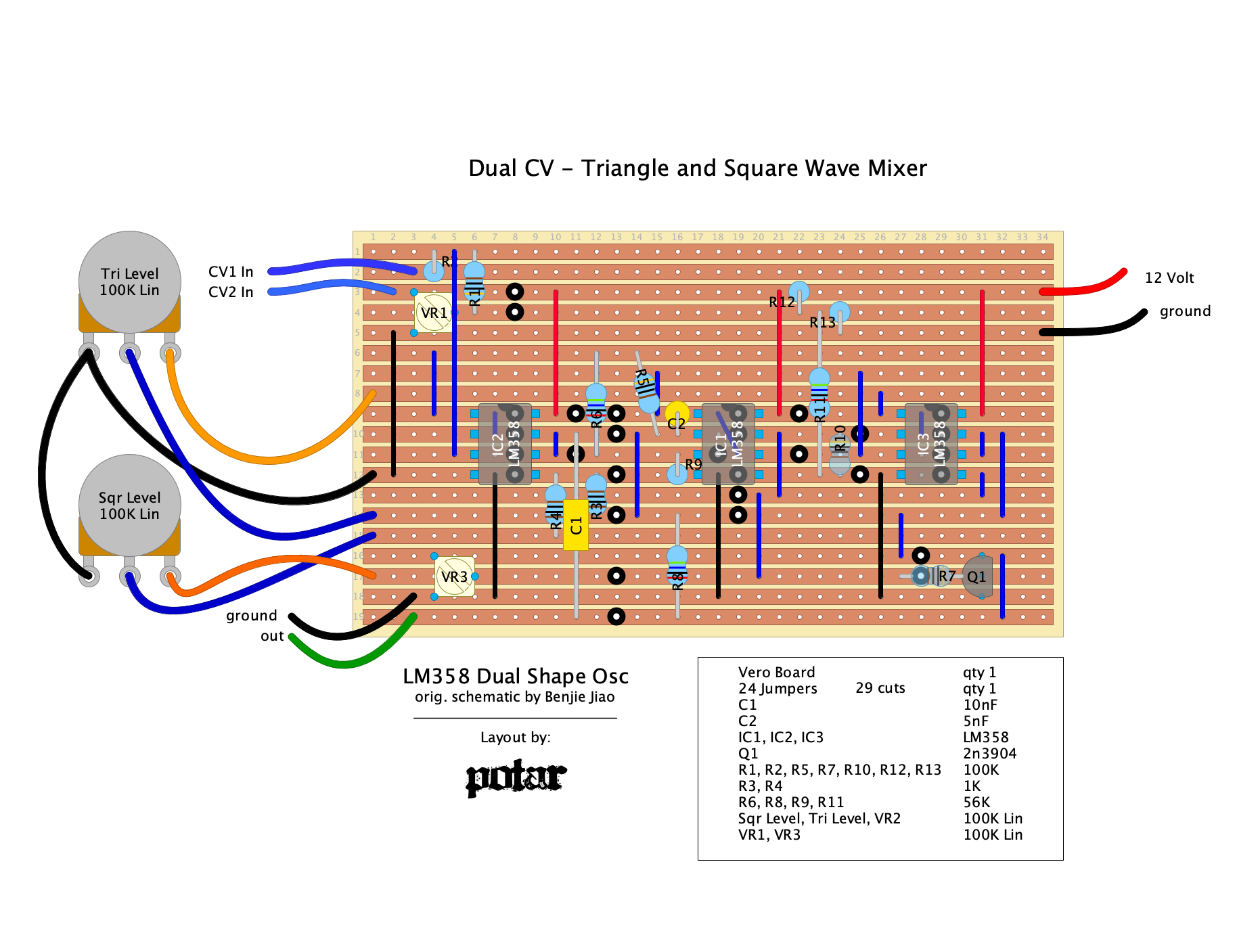 dual wave vco vero layout