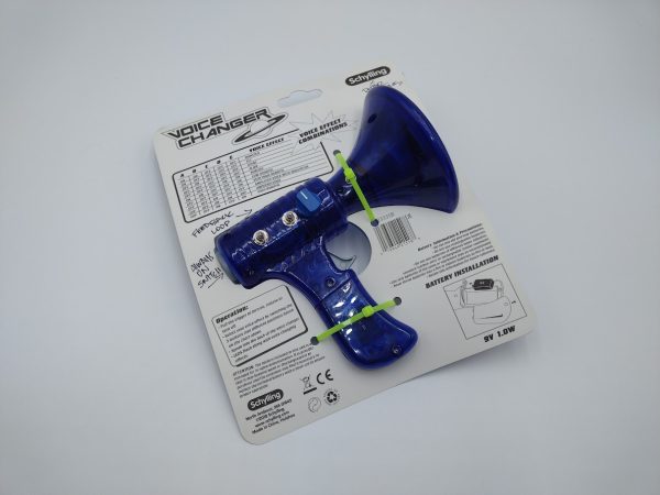 POTAR blue megaphone voice changer