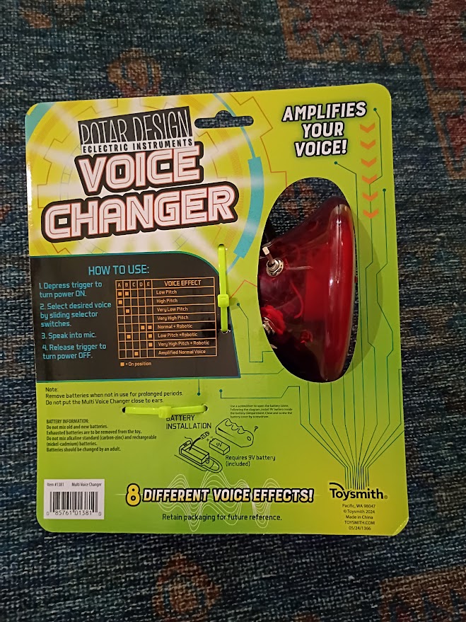 POTAR voice changer with MODS back