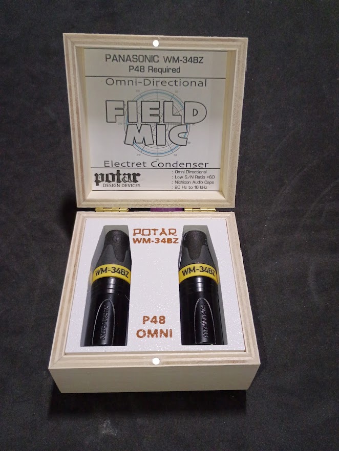 POTAR X PANASONIC field mic pair