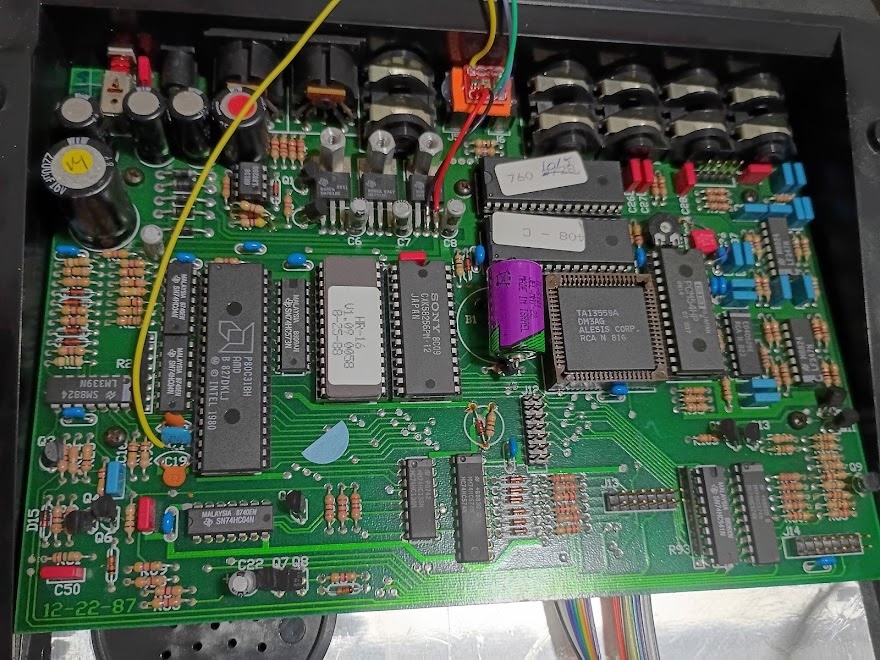 Alesis HR-16 pitch control install