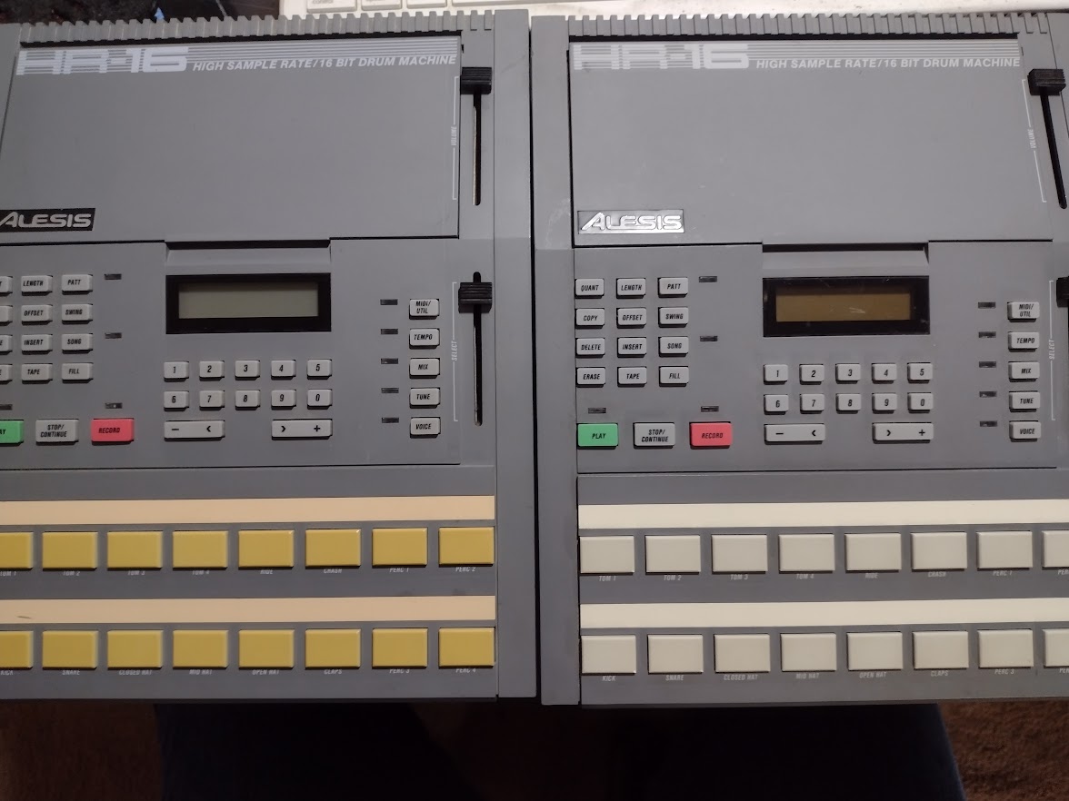 Alesis HR-16 Drum Machine repair instructions
